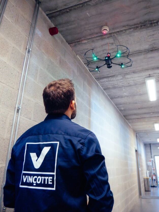 smoke detector drone