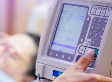 Medical equipment in hospital