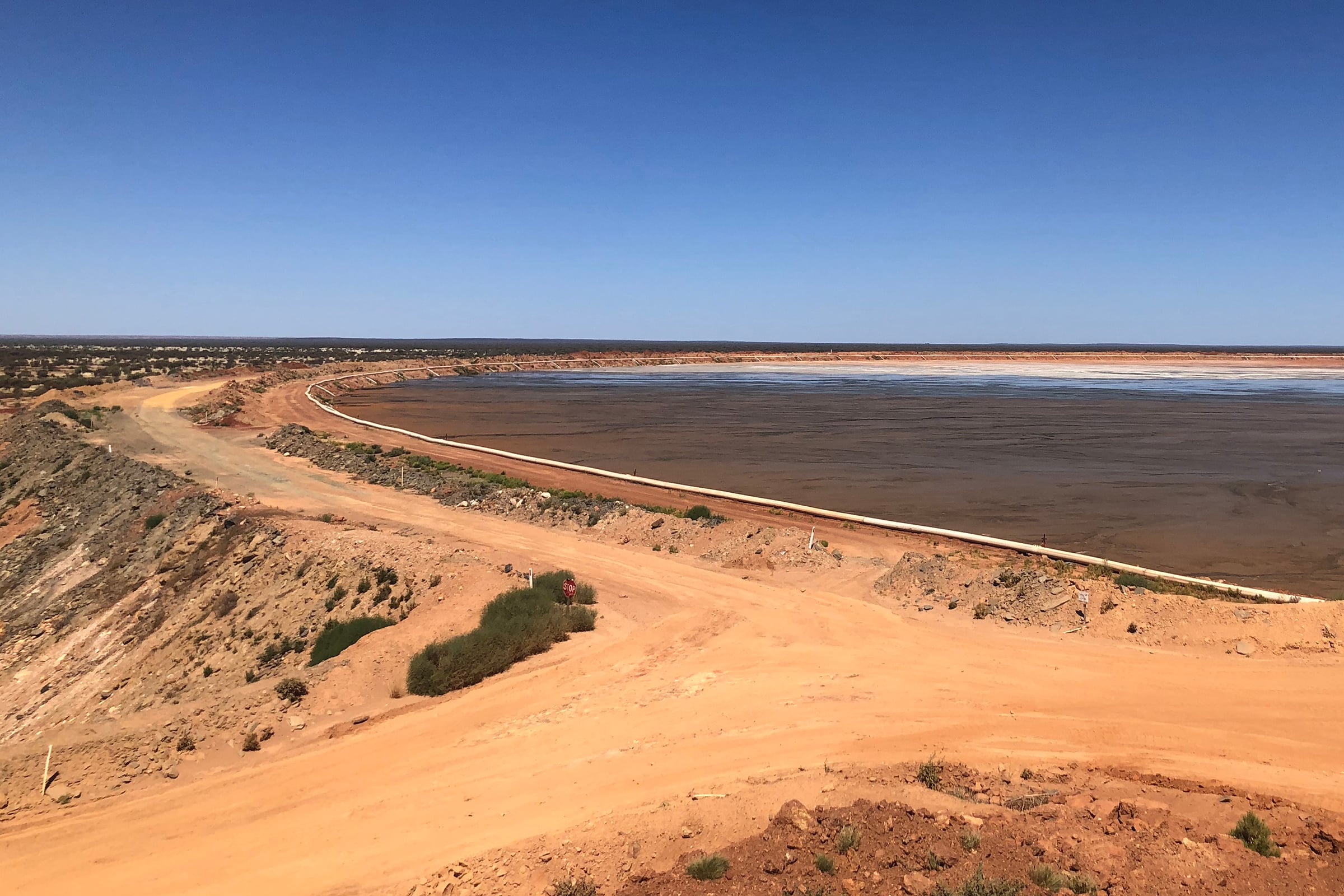 mine access road