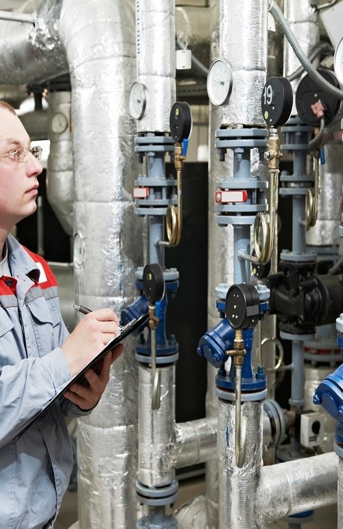 Heating Engineer Boiler Room