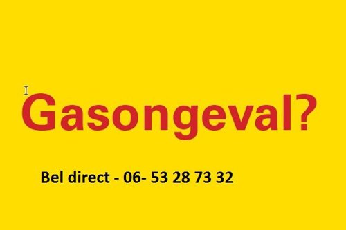 Gasongeval - Bel direct