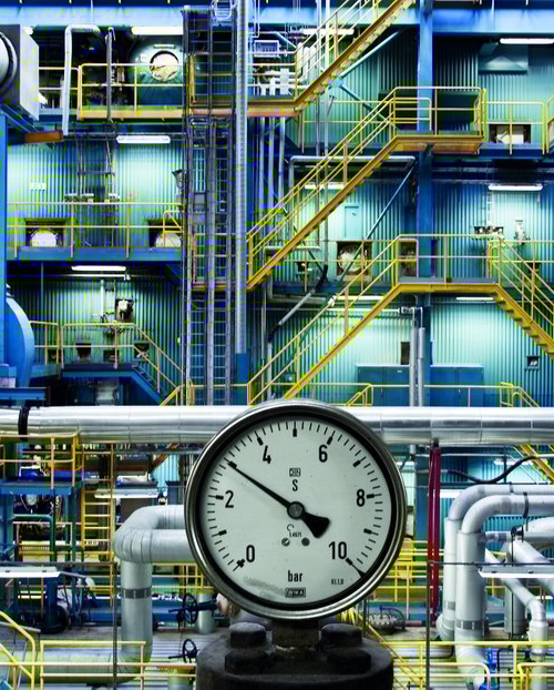 Technical pressure installation