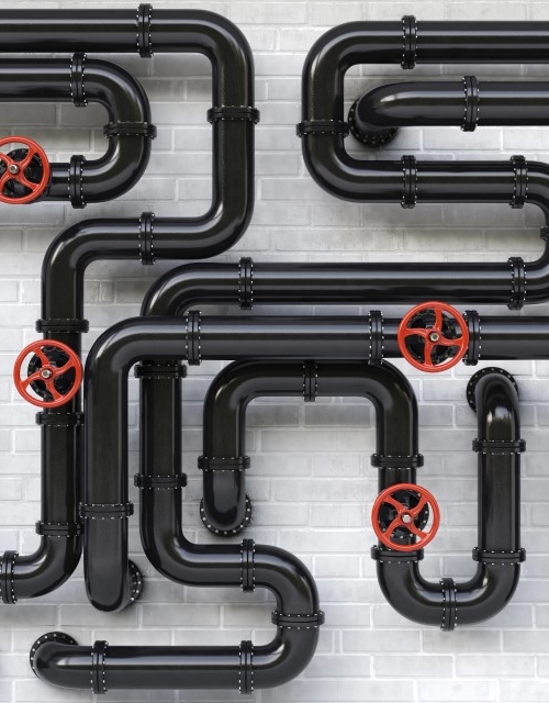 Plastic piping systems