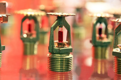 Sprinkler aan het plafond