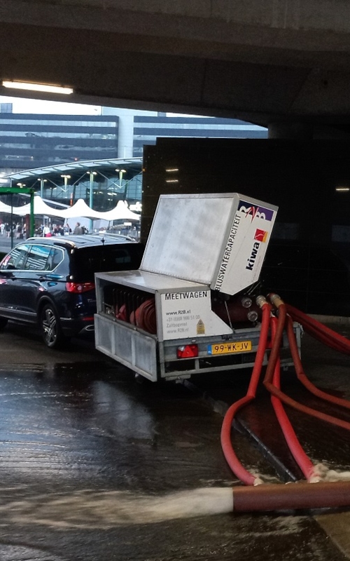 Test/Measuring Trailer for Water-Based Extinguishing Systems Water Supply Capacity