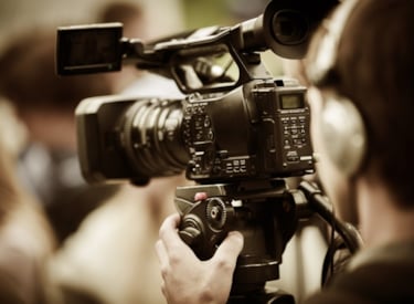 Videographer at work
