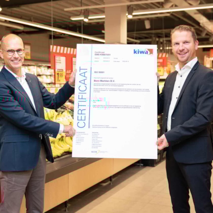 Certificaatuitreiking bij Boni