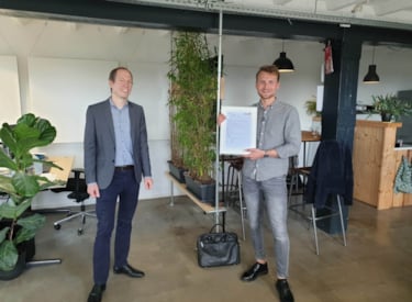 Certificaatuitreiking bij De Groene Jongens
