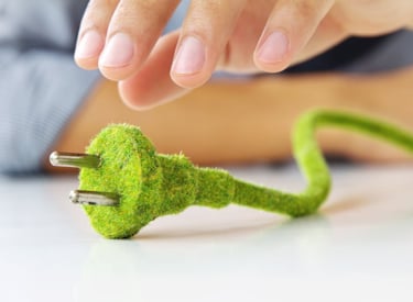 A green plug